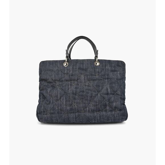CHANEL Denim Big CC Shopper Bag A-A30337 - Picture 1 of 13